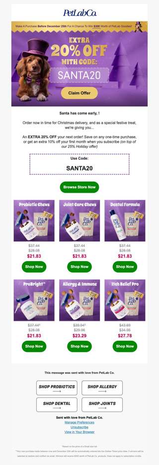 Get an extra 20% off with your code