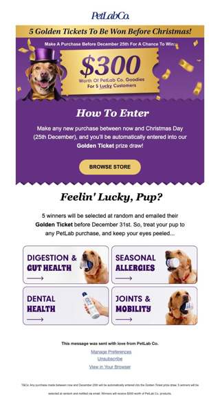 Want $300 worth of PetLab Products?