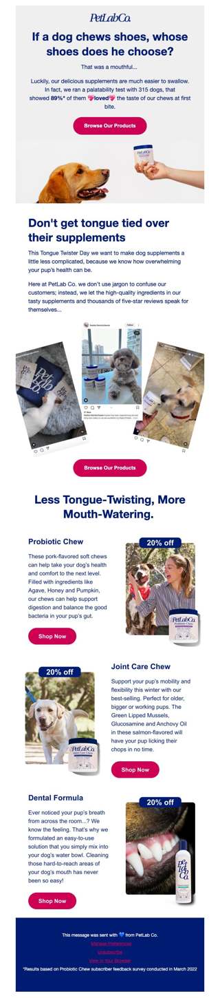 Treat Your Pup This Tongue Twister Day