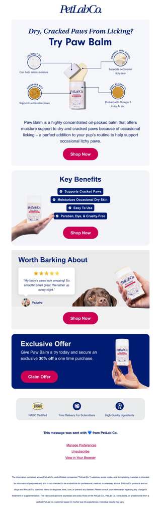 Say Goodbye to Dry, Cracked Paws! 🐾