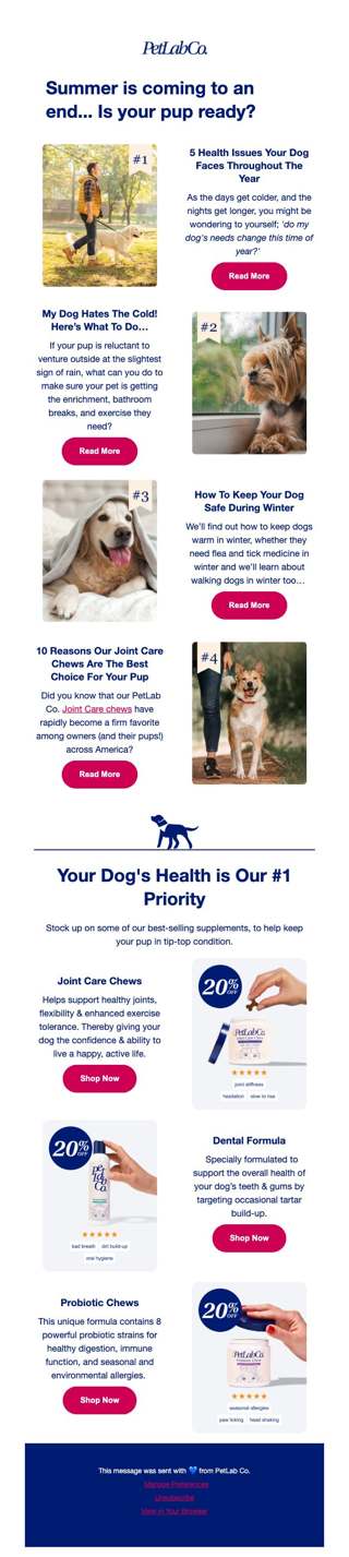 Summer's almost over... Is your dog ready?