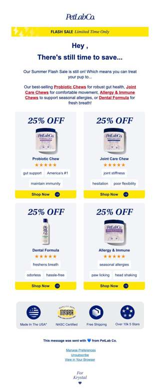 Still time to save in our Flash Sale!