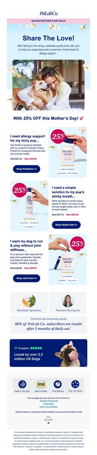 48-Hour Mother's Day Sale! 💕