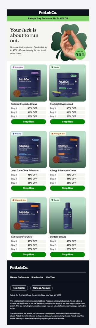Don't miss up to 45% off💰