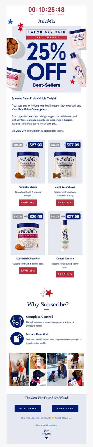 Extended Labor Day Sale - Ending Soon!