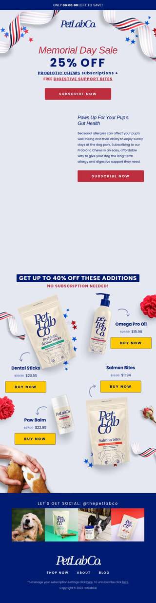 Last chance: Get 25% off Probiotic Chews + a FREE gift