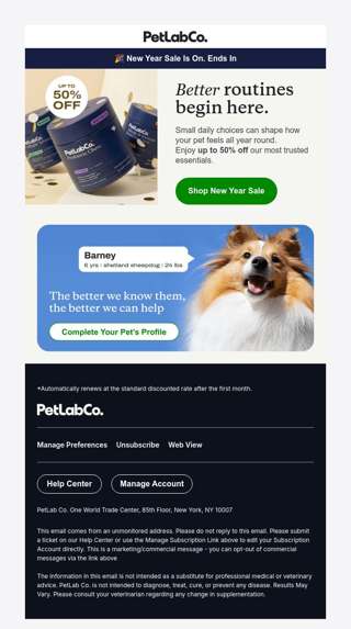A Fresh start for your pet