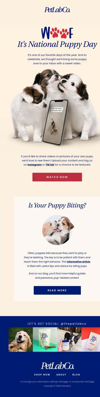 Oh boy, oh boy! It’s National Puppy Day