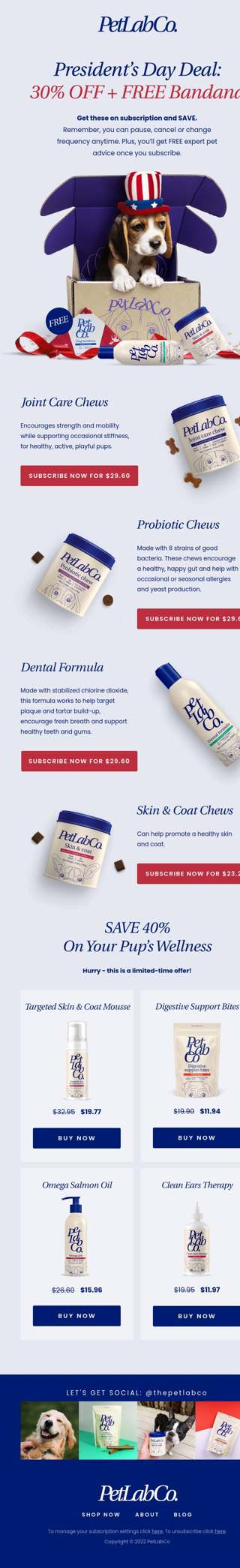 President's Day: 30% Off Subscriptions