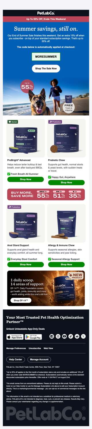 06. Don’t miss these Summer Savings...