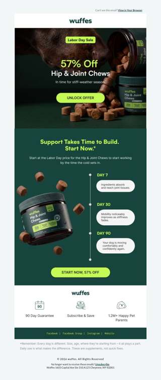 Stock up & save before stiff-weather season