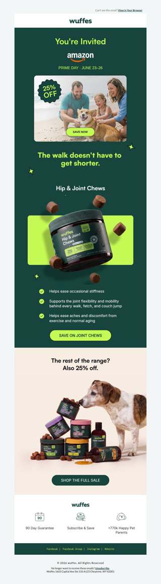Get 25% off for Amazon Prime Day