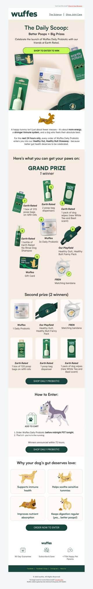 24 Hours to Win $250 & Exclusive Earth Rated Gear