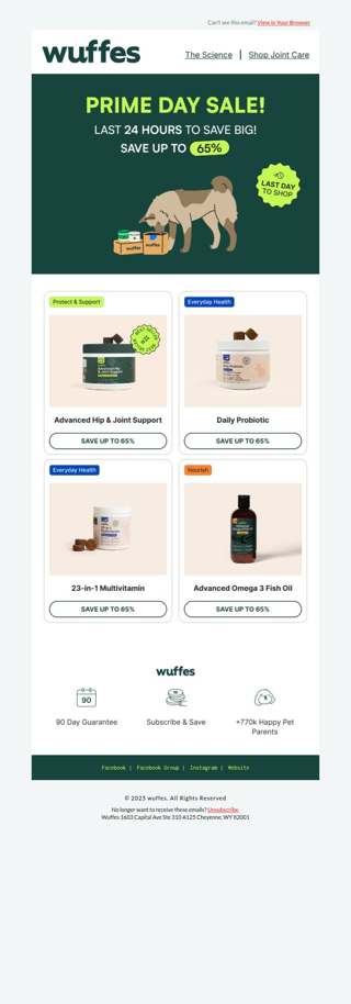 Final hours for up to 65% off