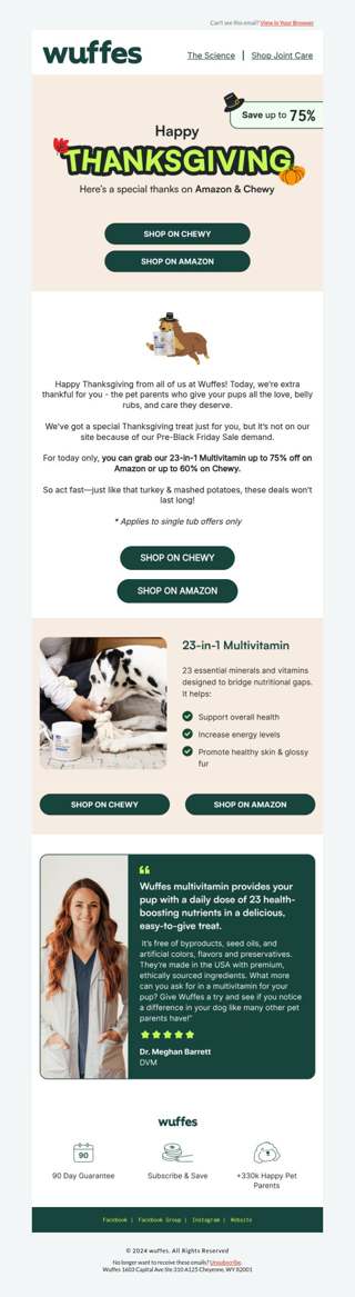 Take up to 75% off today only