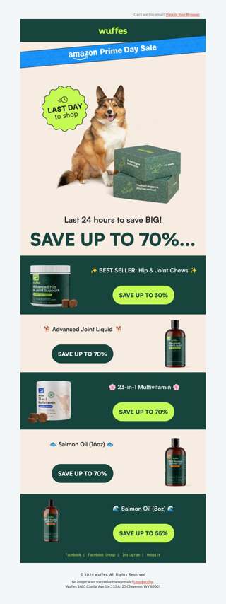 Last 24 hours for HUGE Savings