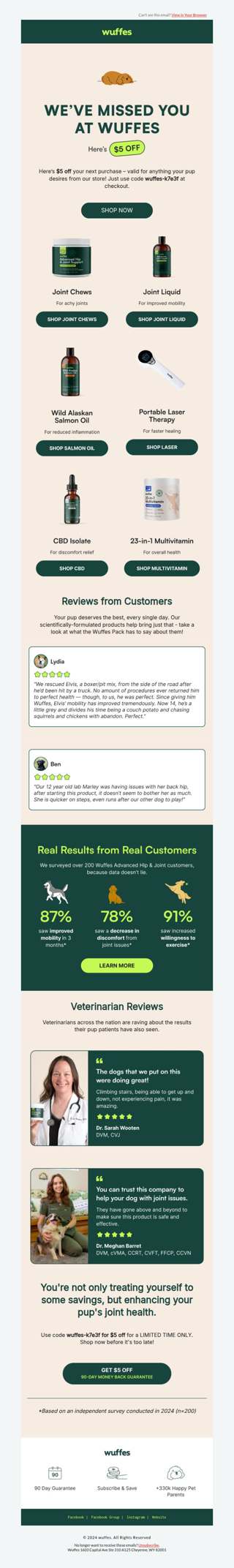 $5 to start your pup on their joint health journey