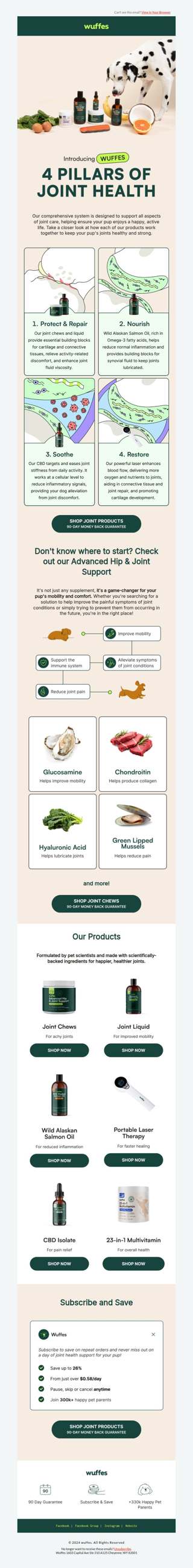 Discover our 4 Pillars of Joint Health