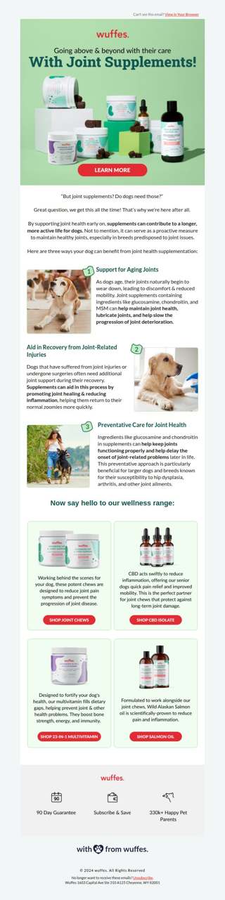 Does your dog need joint supplements?