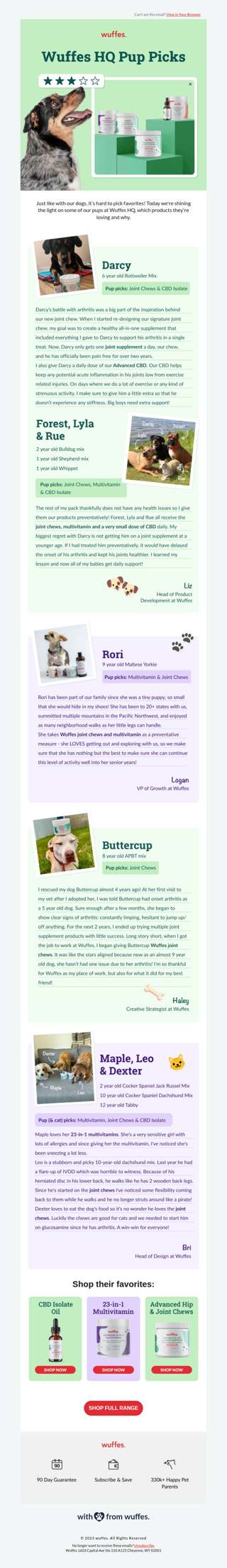 Wuffes HQ Pup Picks 🌟