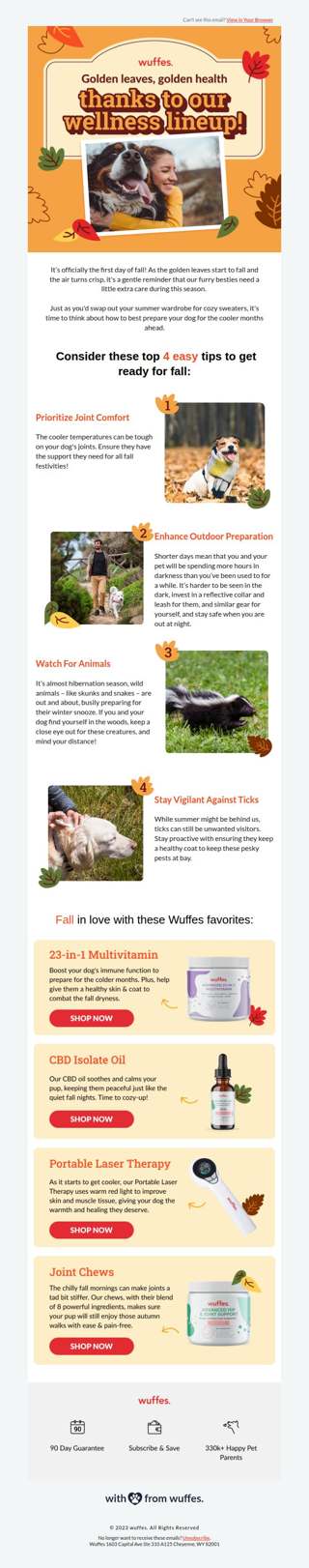 Is your dog ready for fall?
