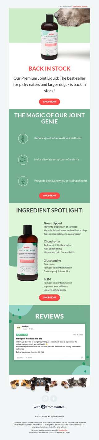 Back in Stock 🚨 Premium Joint Liquid