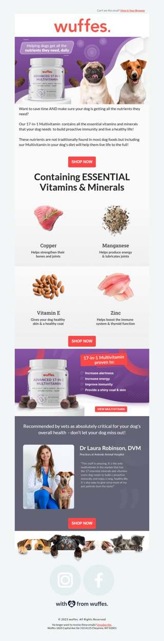 Is your dog getting their vitamins?