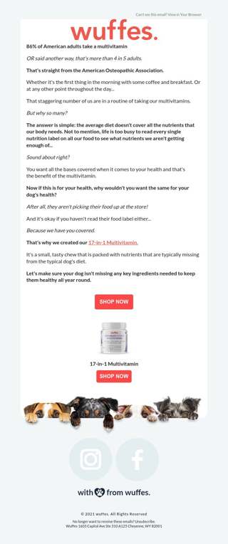 If you take a multivitamin...