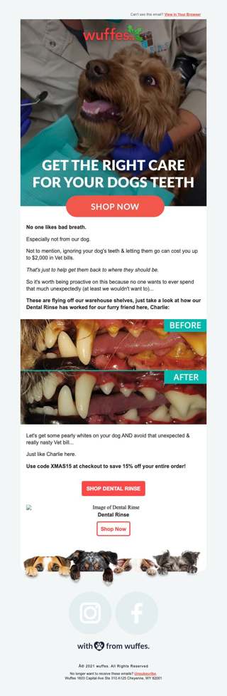 Did you see we launched our own Dental Rinse?