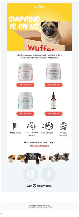 Free Express Shipping Today Only!