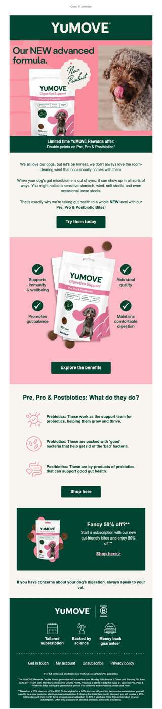 First look: NEW Pre, Pro & Postbiotic Bites