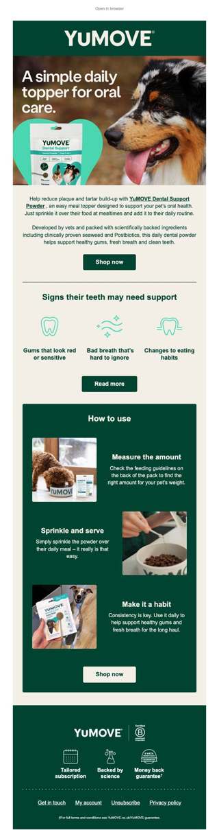 Sprinkle your way to fresh breath
