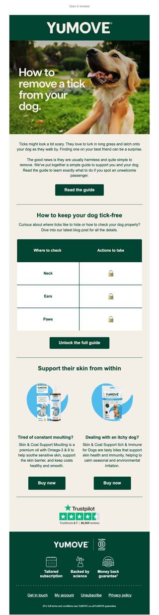 Spotted a tick on your dog?