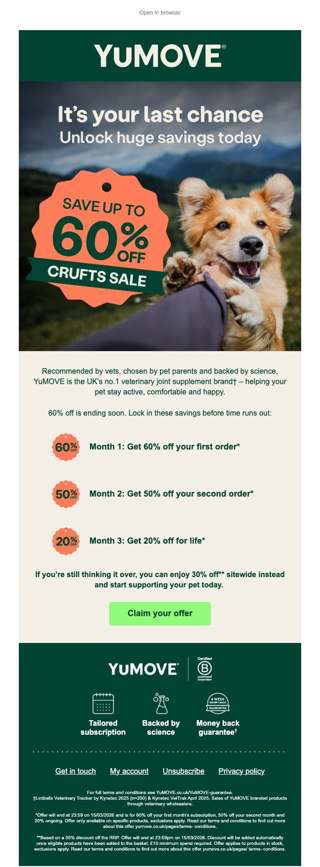 Ending soon: Save up to 60% ⏰