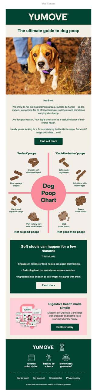 What is your dog’s poop telling you? 💩