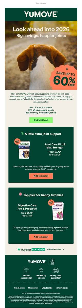 60% off your first month – join today!