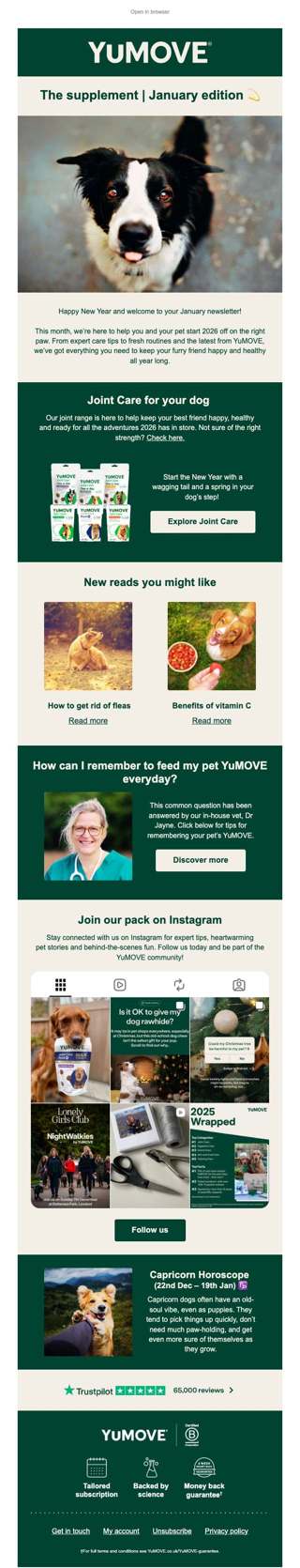 Brett, your January newsletter has arrived
