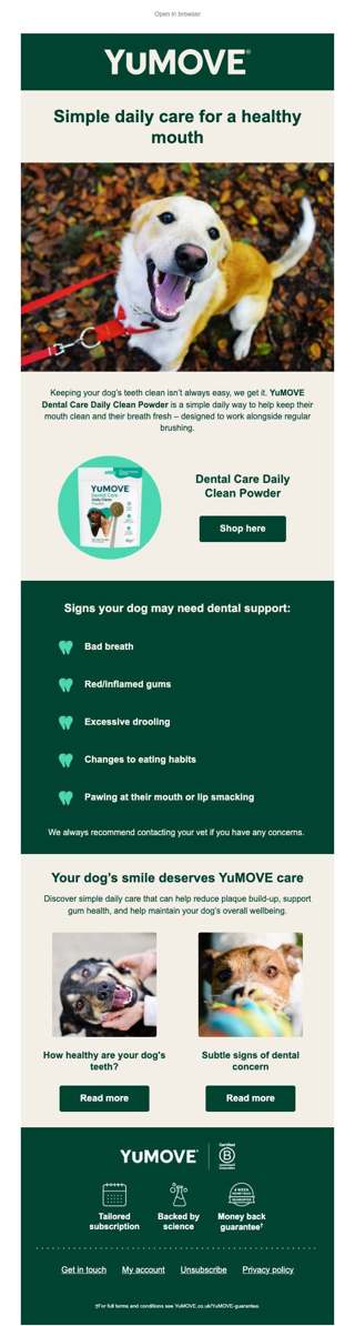 Has your dog tried our new Dental Powder yet?