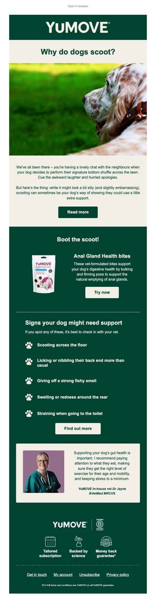 Is your dog doing the bum shuffle?