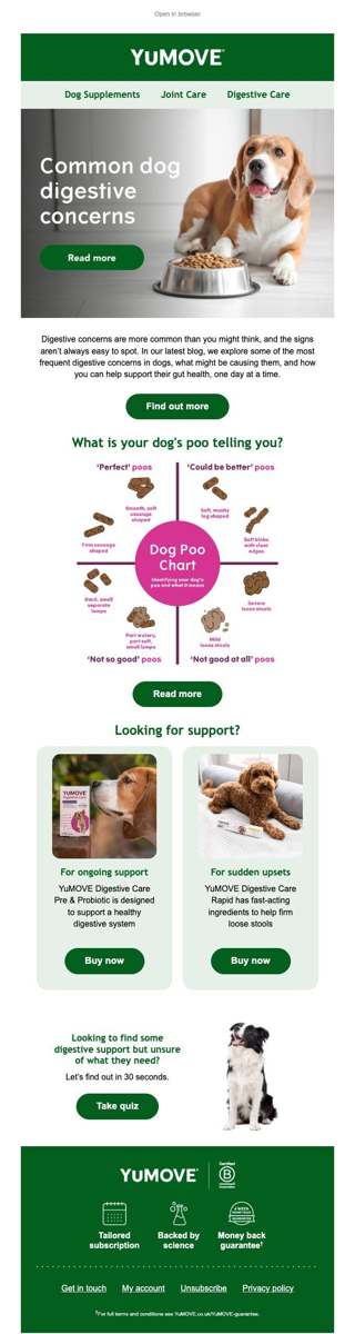 What's your dog's poo telling you?