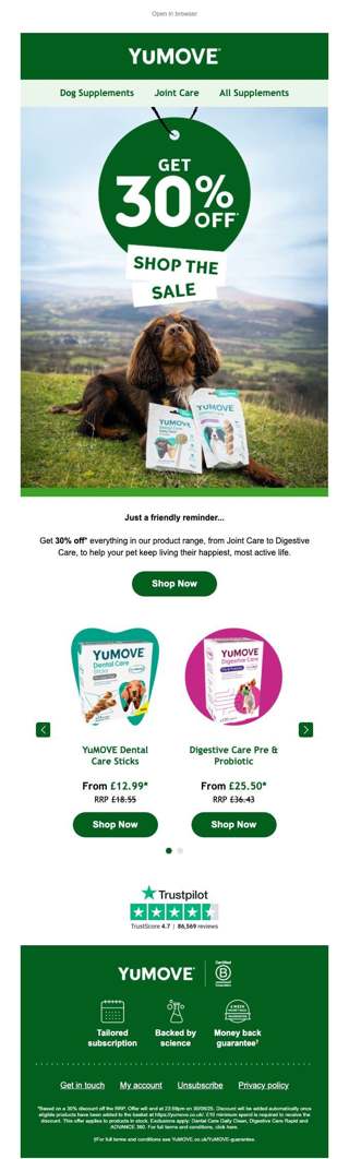 Fetch savings now! 30% off ends soon
