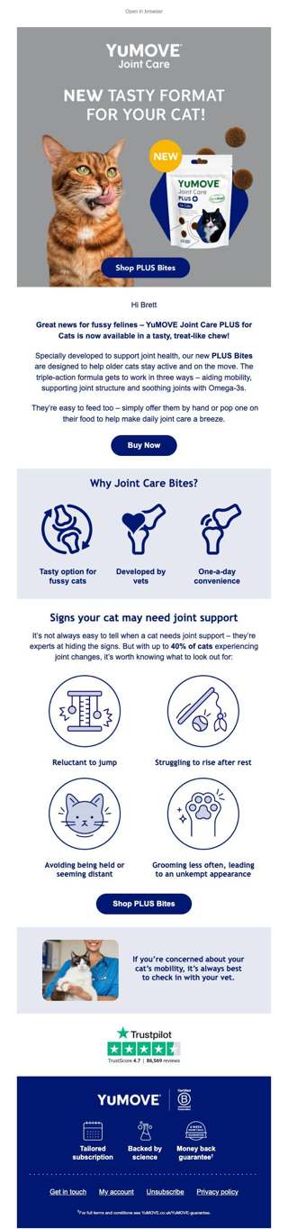 New product: Cat PLUS Bites