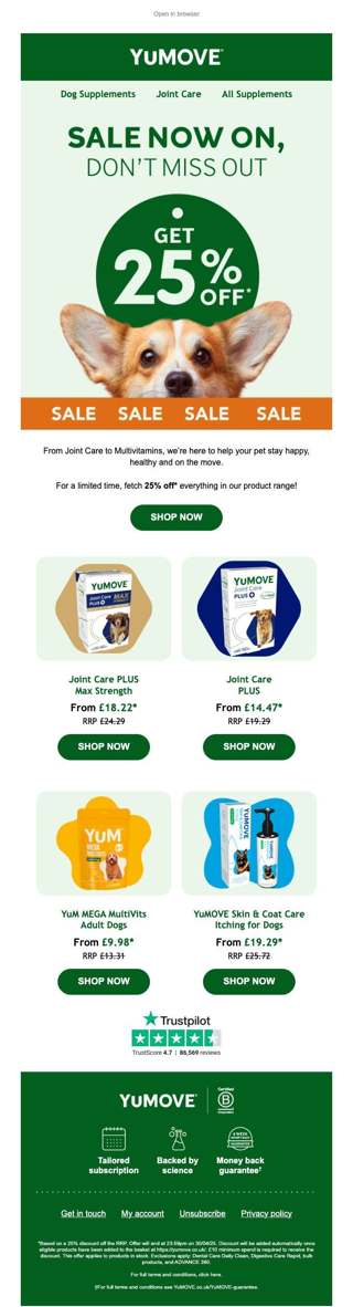 Pawsome Savings Inside! Get 25% Off