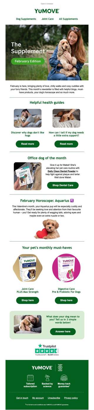 Brett, your February newsletter is here