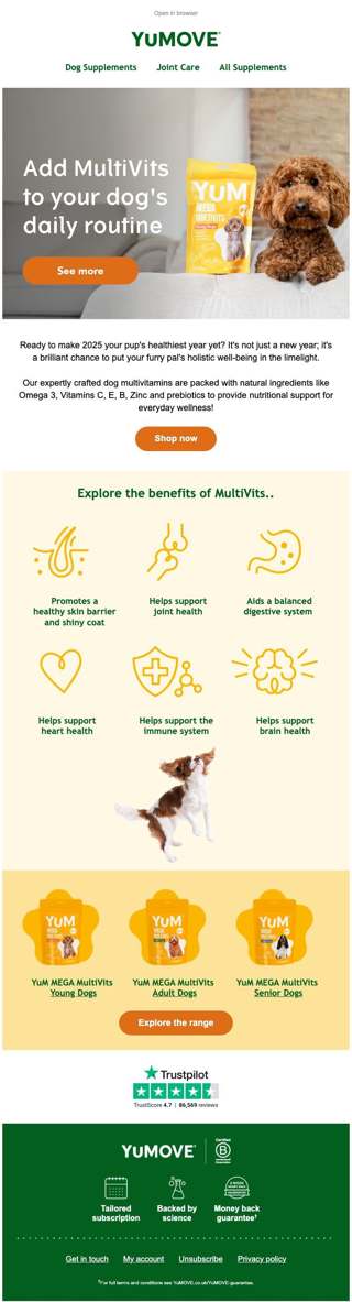 Make 2025 your pup's healthiest year yet