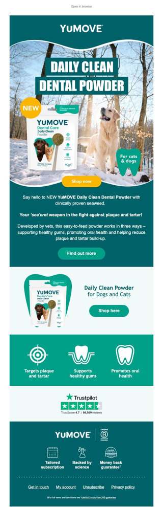 NEW product: Daily Clean Dental Powder