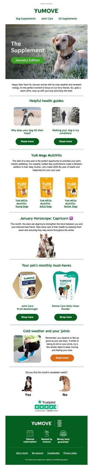 Brett, your January newsletter is here