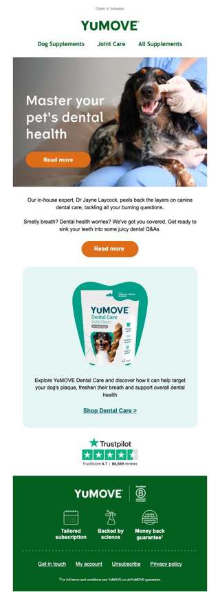 Say goodbye to smelly dog breath