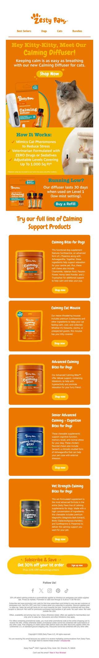 😌 Enjoy 20% OFF all calming essentials for a limited time! 🐾