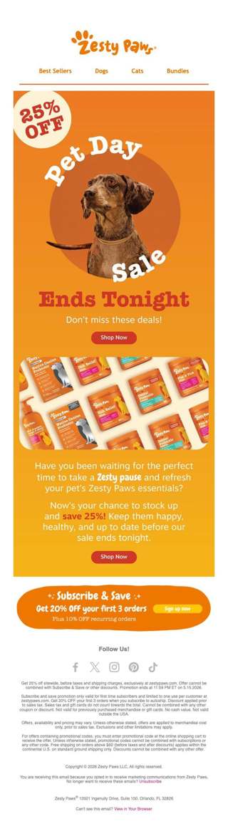 ⏳ Final call! 25% OFF ends before midnight 🛍️